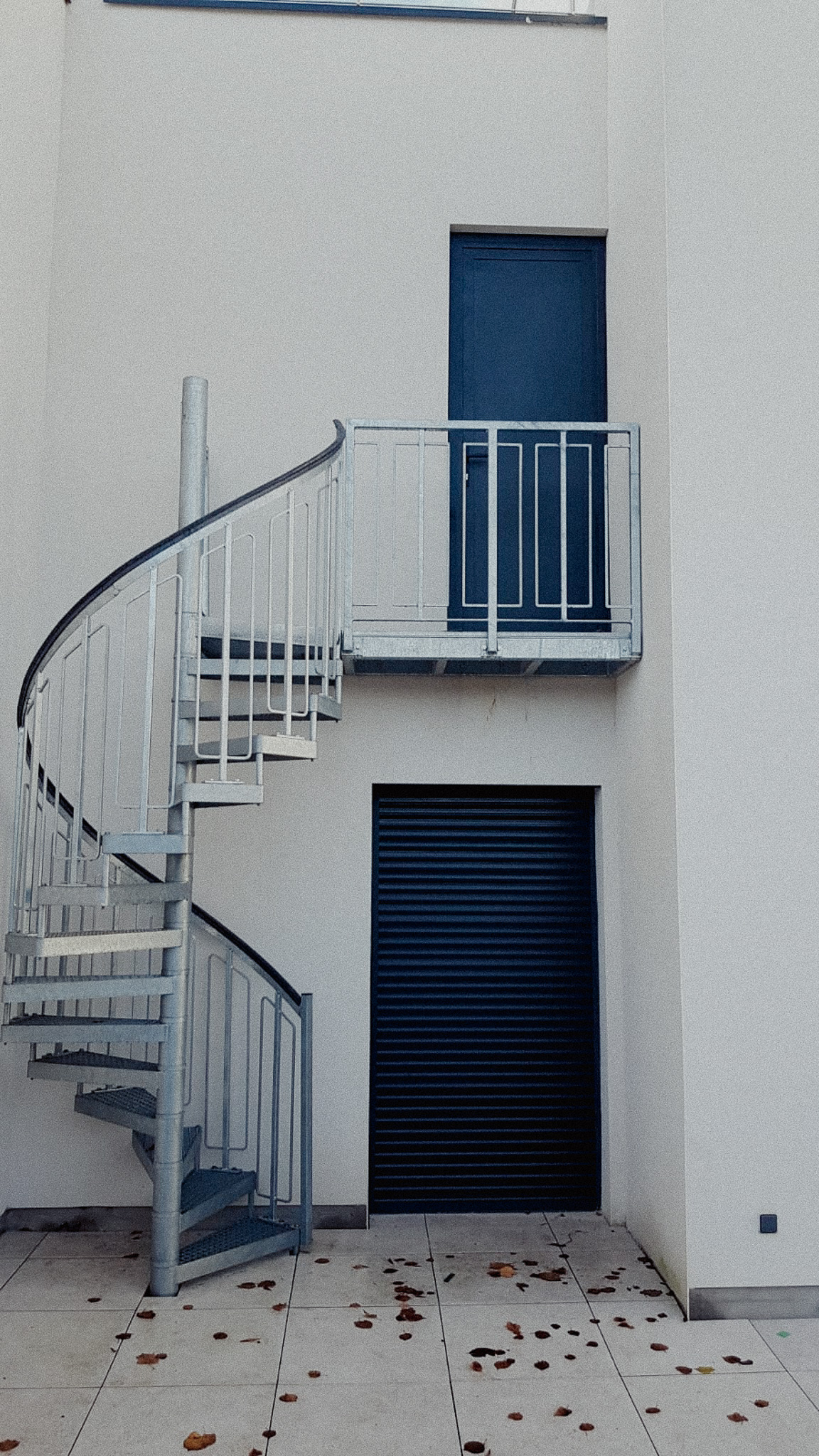 Escalier et Porte métal accès extérieur prestation particulier AMF lorraine